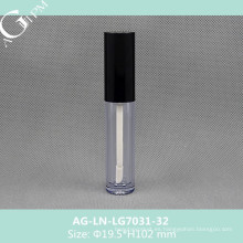 AGPM AG-LN-LG7031-32 plástico claro Popular vacío cilíndrico brillante tubo para cosméticos